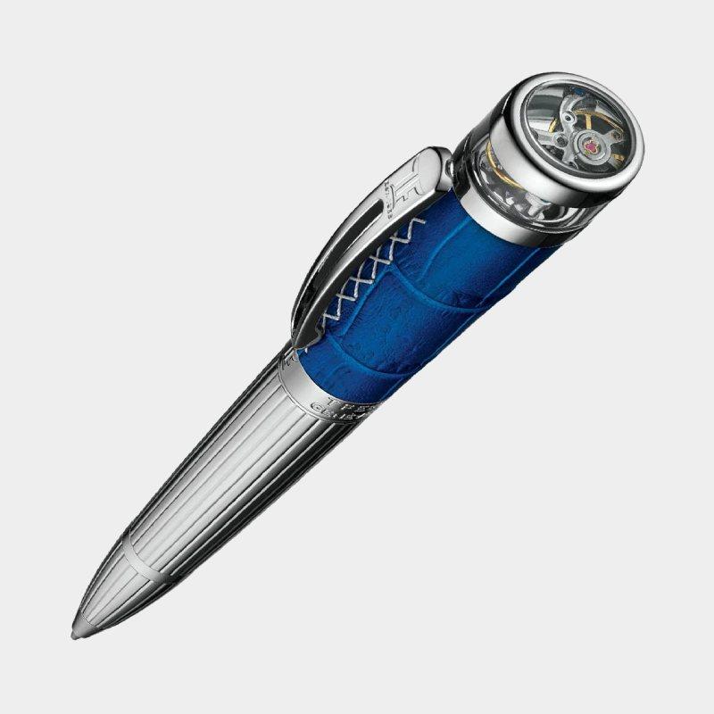 TF EST 1968 "TOURBILLION OPENSIDE" STAINLESS STEEL PEN - Zakaa Urban