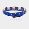 DOUBLE STINGRAY PURPLE BRACELET WITH ROSE STUDS - Zakaa Urban
