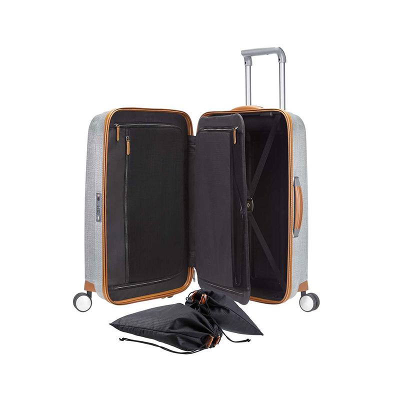 SAMSONITE SPINNER 55/20 LITE CUBE DLX 2837 ALUMINUM - Zakaa Urban