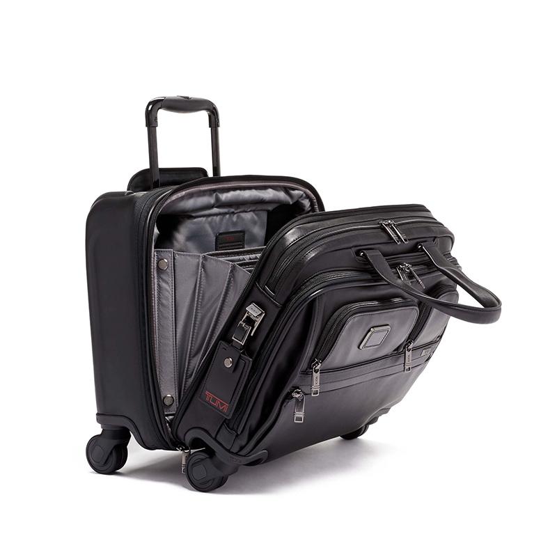 TUMI TRACERWHEELED BRIEF W/CASE BLACK - Zakaa Urban