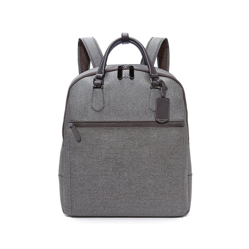 TUMI ODELL CONVERTIBLE BACKPACK LEATHER STYLE BLACK - Zakaa Urban