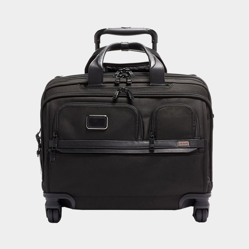 TUMI TRACERWHEELED BRIEF W/CASE BLACK - Zakaa Urban