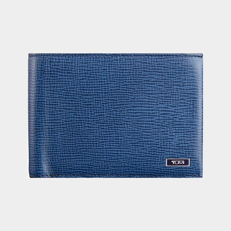 TUMI TRAVEL WALLET FRENCH BLUE - Zakaa Urban