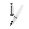 Montegrappa FORTUNA CASH RHODIUM PLATED, FINE POINT FOUNTAIN PEN - Zakaa Urban