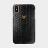 HADORO PYTHON CASE IPHONE 11 PRO MAX BLACK-ROSE GOLD - Zakaa Urban