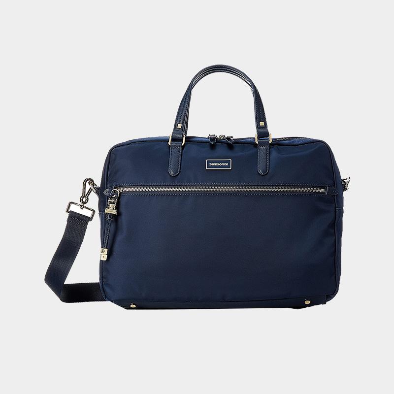 SAMSONITE KARISSA BIZ BAILHANDLE 7382 NAVY BLUE - Zakaa Urban