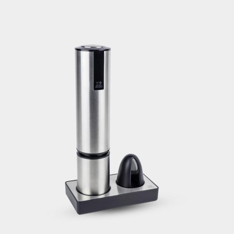Elis Touch Rechargeable electric corkscrew in stainless steel with battery 27 cm - Zakaa Urban