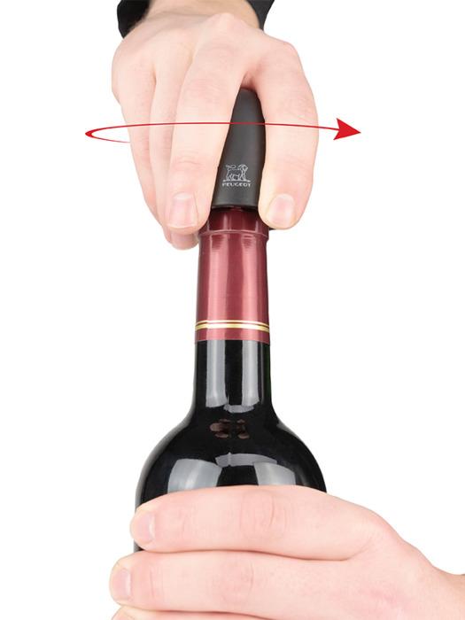 Elis Touch Rechargeable electric corkscrew in stainless steel with battery 27 cm - Zakaa Urban