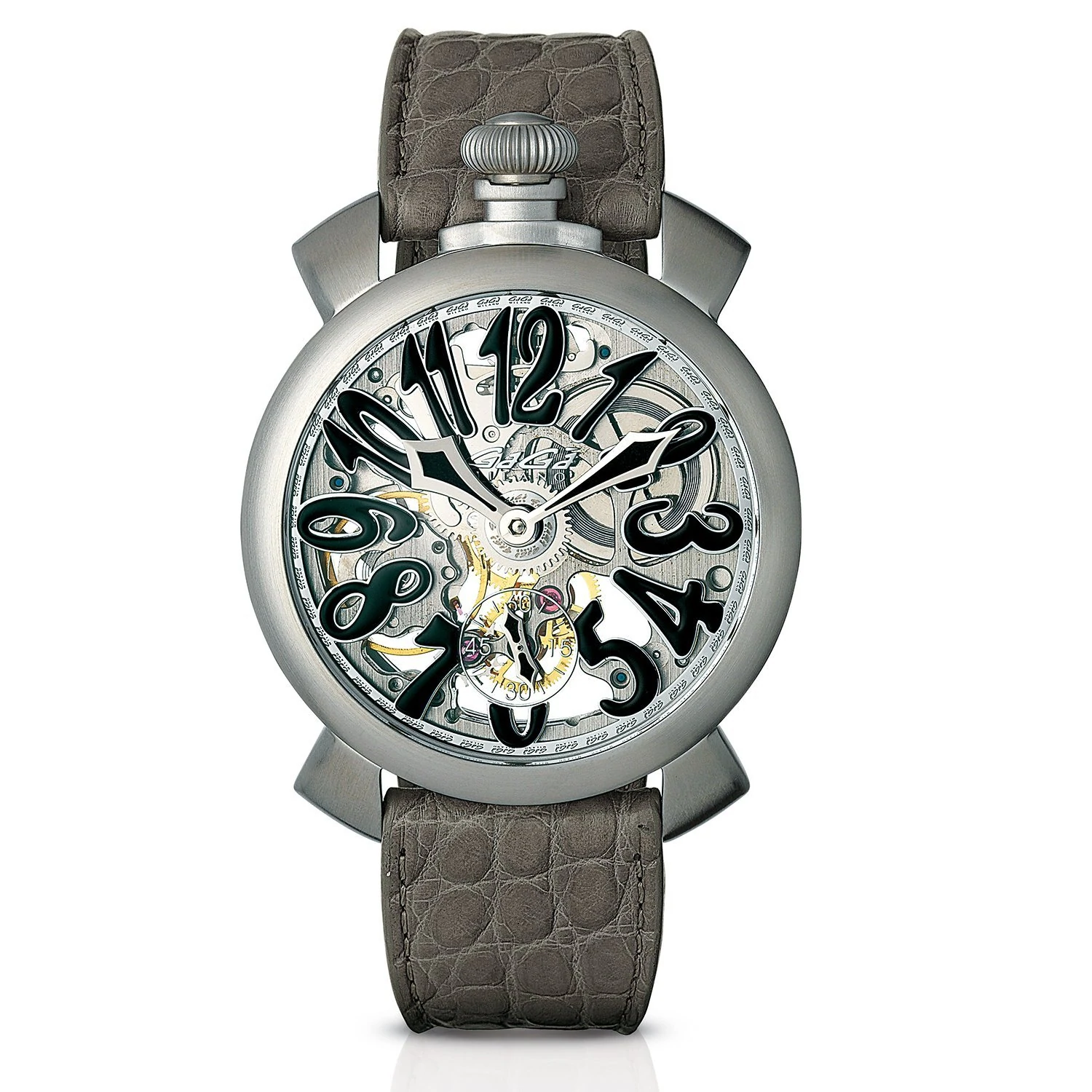 GaGà Milano-Skeleton 48MM Grey-zakaaurban-Zakaa
