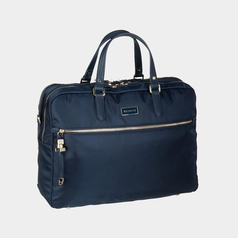 SAMSONITE BAIL HANDLE 15.6 COMP KARISSA BIZ 7382 DARK NAVY - Zakaa Urban
